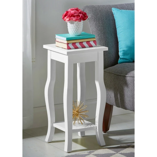 Promo π Copper Grove Rossignol Wood End Table - 12x12x24 Teal 𧨠- Image 7