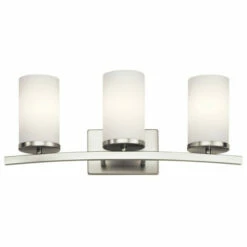 Flash Sale 😉 Copper Grove Bonaparte 3-light Brushed Nickel Bath/Vanity Light 👏
