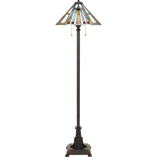 Cheap π Copper Grove Apikakai 2-light Bronze Tiffany-style Floor Lamp π - Image 3