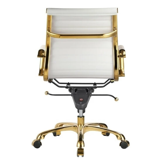 Promo π€© Copper Grove Braddan Classic Office Chair With Goldtone Finish Black 𧨠- Image 2