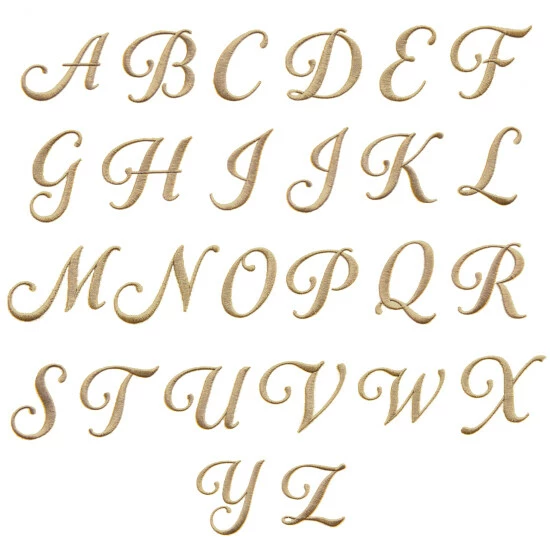 Coupon β¨ Copper Grove Belgrad 2-piece White Turkish Cotton Hand Towels With Gold Script Monogrammed Initial π₯° - Image 4