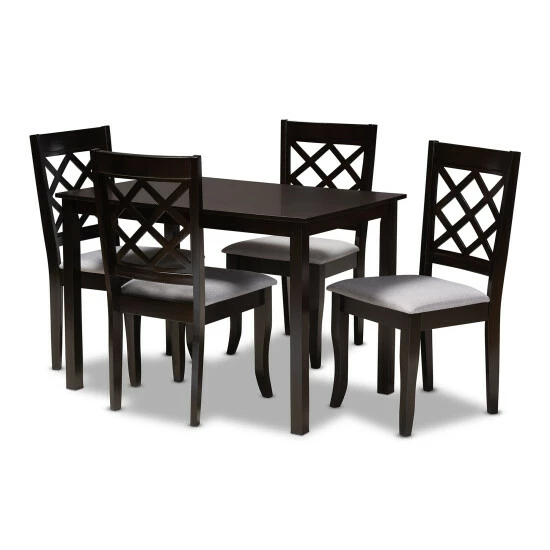 Best deal π Copper Grove Aden Modern 5-piece Wood Dining Chair Set Beige And Espresso π₯° - Image 3