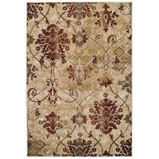 Wholesale π Copper Grove Pyhajarvi Floral Area Rug Burgundy β¨ - Image 4