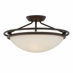 Wholesale 🎁 Copper Grove York 3-light Bronze Semi-flush Mount 🔥