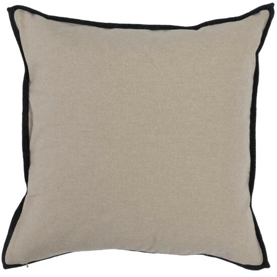 Best Pirce π Copper Grove Queniquea 18-inch Square Stonewashed Cotton Throw Pillow Ivory π - Image 3