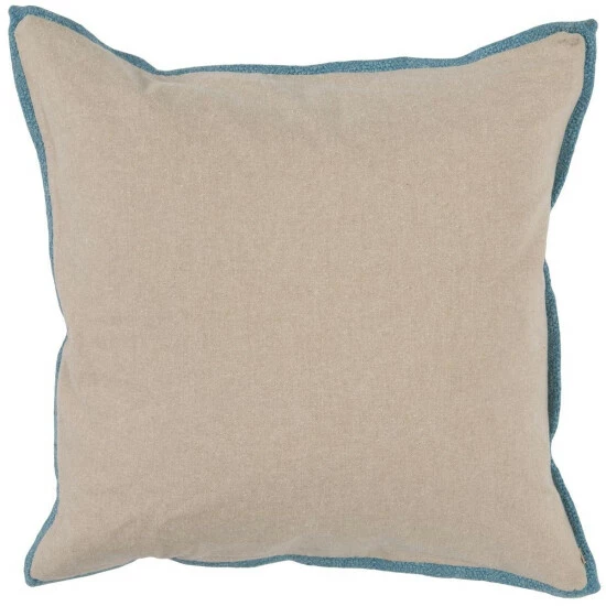 Best Pirce π Copper Grove Queniquea 18-inch Square Stonewashed Cotton Throw Pillow Ivory π - Image 5