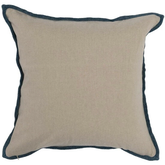 Best Pirce π Copper Grove Queniquea 18-inch Square Stonewashed Cotton Throw Pillow Ivory π - Image 7