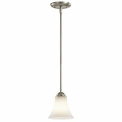 Flash Sale 🛒 Copper Grove Braeview 1-light Brushed Nickel Mini Pendant 👍
