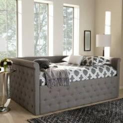 Promo π Copper Grove Harriet Tufted Upholstered Daybed Charcoal π