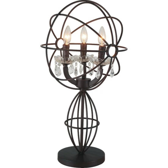 Deals π₯ Copper Grove Puck 3-light Brown Table Lamp β¨