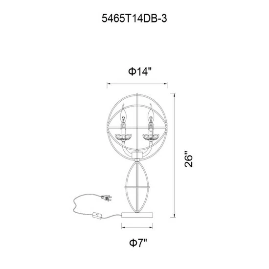 Deals π₯ Copper Grove Puck 3-light Brown Table Lamp β¨ - Image 2