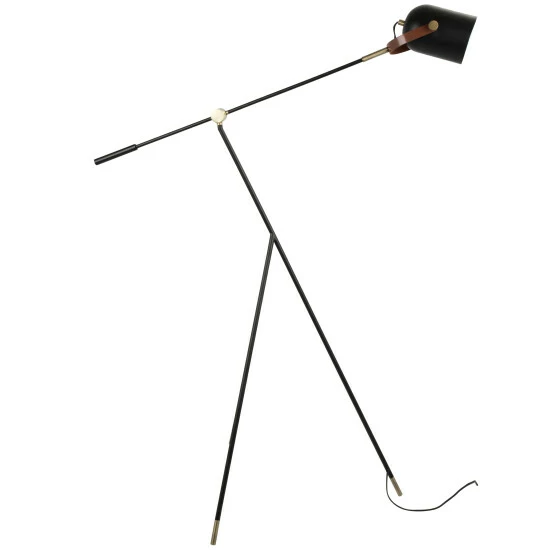 Outlet π Copper Grove Aichach Black And Goldtone Industrial Tripod Floor Lamp π§¨