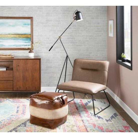 Outlet π Copper Grove Aichach Black And Goldtone Industrial Tripod Floor Lamp 𧨠- Image 5