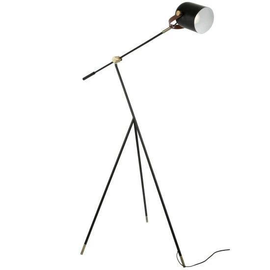 Outlet π Copper Grove Aichach Black And Goldtone Industrial Tripod Floor Lamp 𧨠- Image 7