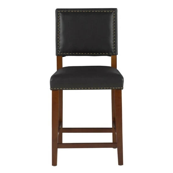 Best deal π Copper Grove Durlesti 24-inch Black Faux Leather Counter Stool π€© - Image 4