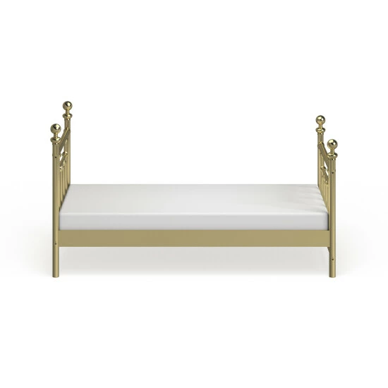 New βοΈ Copper Grove Aster Classic Brass Metal Head And Footboard Bed Set π - Image 5