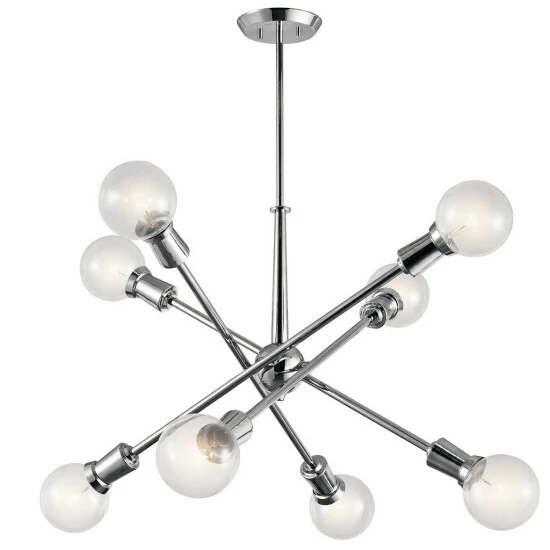 Budget π₯° Copper Grove Choisy 8-light Chrome Sputnik Chandelier π