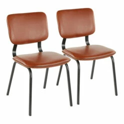 New 💯 Copper Grove Krichim Chair (Set Of 2) Espresso 🌟