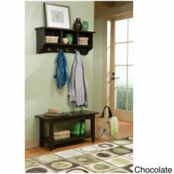Best deal 😍 Copper Grove Daintree Storage 🧥 Coat Hook And Bench Set Ivory ⌛