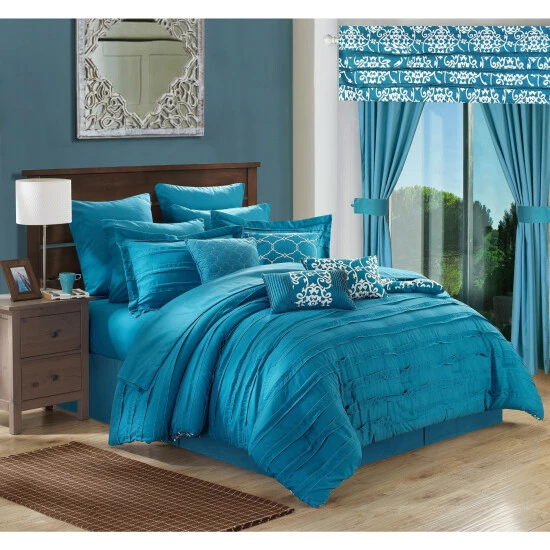 Top 10 𧨠Copper Grove Josie Teal 24-piece Bed In A Bag With Sheet Set β