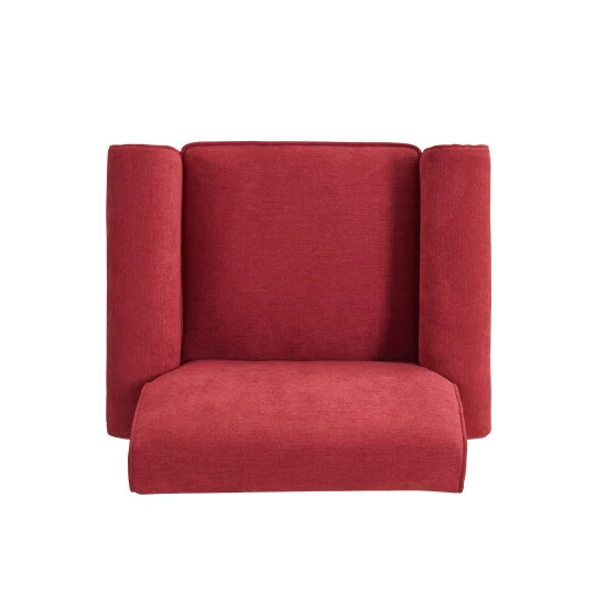 Cheapest π Copper Grove Herve Brick Red Velvet Traditional Arm Chair β - Image 8