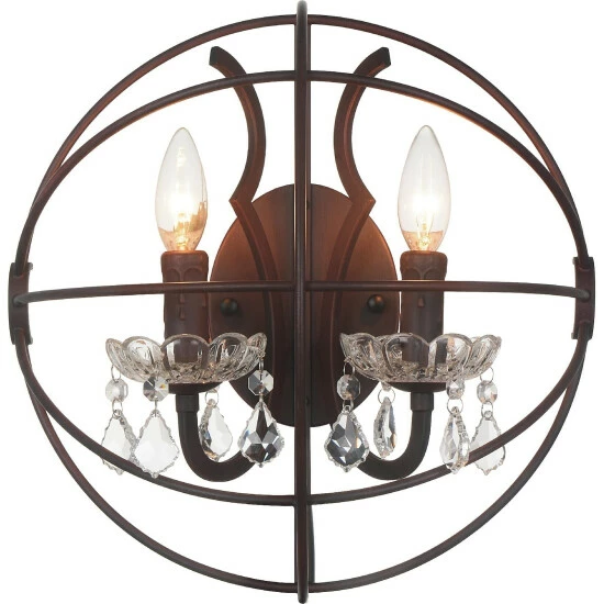 Hot Sale β Copper Grove Prrenjas 2-light Brown Wall Sconce π₯°