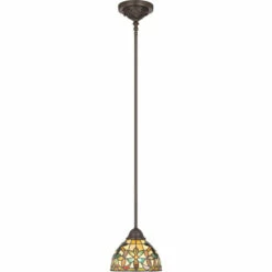 Cheap 🔔 Copper Grove Copeland Vintage Bronze Finish Rod Hung Mini Pendant 🎉