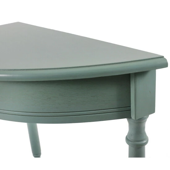 Brand new π Copper Grove Braunau Half-circle Round Accent Table Antique Navy β - Image 3