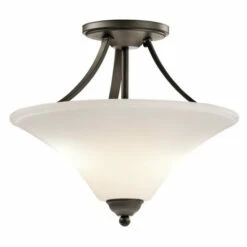 Best reviews of ❤️ Copper Grove Vassary 2-light Olde Bronze Semi Flush Mount 🎉