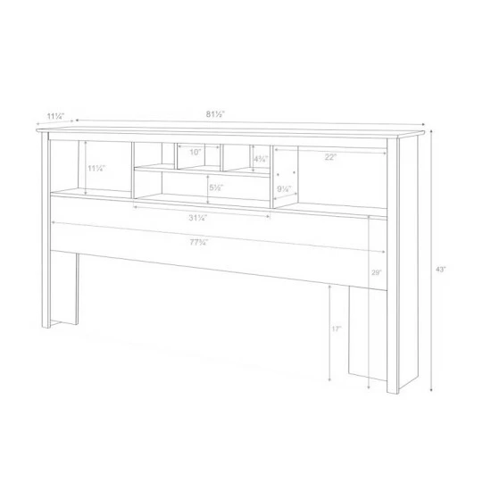 Best Sale π Copper Grove Backus Espresso King Bookcase Headboard βοΈ - Image 3