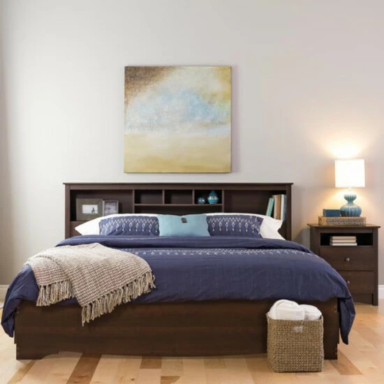 Best Sale π Copper Grove Backus Espresso King Bookcase Headboard βοΈ - Image 4