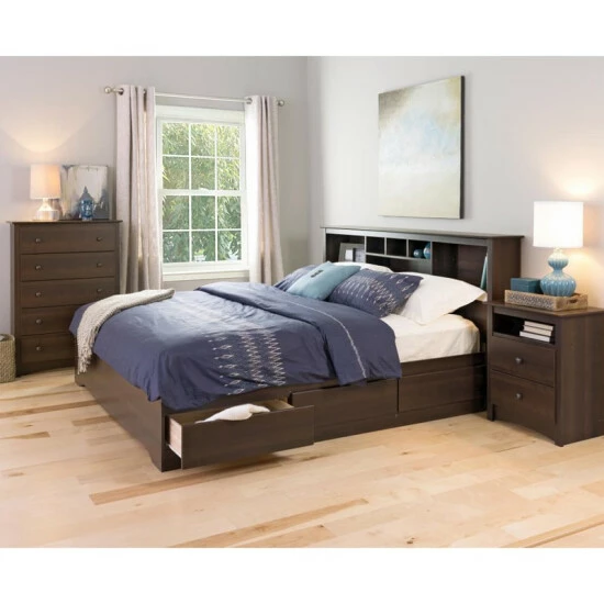 Best Sale π Copper Grove Backus Espresso King Bookcase Headboard βοΈ - Image 5