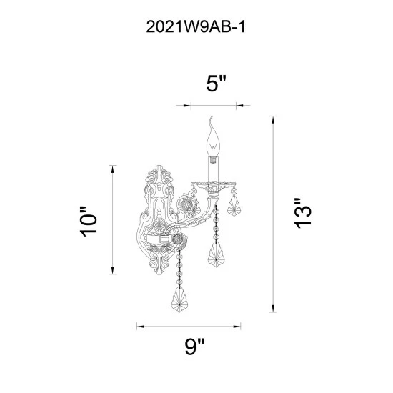 New π Copper Grove Burrel 1-light Wall Sconce With Antique Brass Finish π― - Image 2
