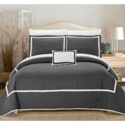 Outlet 🧨 Copper Grove Ocala Grey Quilt 8-piece Set 🎁
