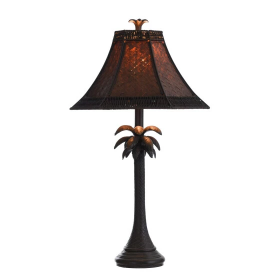 Budget π Copper Grove Prince Bronze Palm Tree Table Lamp β - Image 2