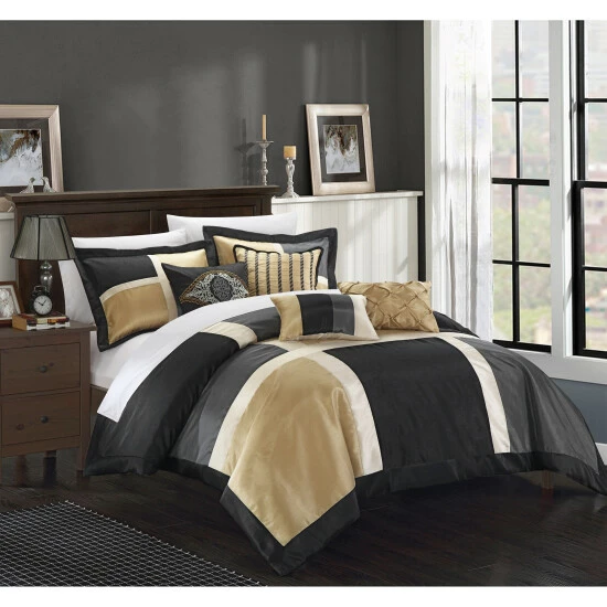 Wholesale π Copper Grove Minesing Black/ Tan 11-piece Comforter Set π - Image 2