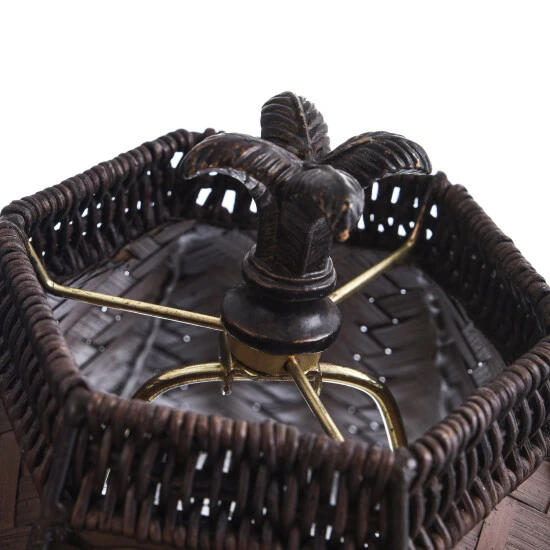 Budget π Copper Grove Prince Bronze Palm Tree Table Lamp β - Image 5