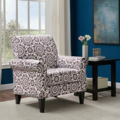 Wholesale 💯 Copper Grove Union Amethyst Medallion Arm Chair 🎁