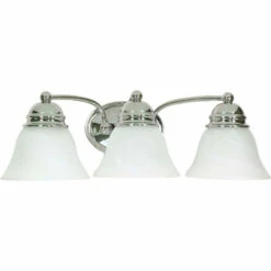 Discount ✔️ Copper Grove Walbran Polished Chrome 3-light Bathroom Vanity Light ❤️