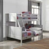 Promo 😍 Copper Grove Dugaresa Grey Wood Twin-over-Full Bunk Bed 😉