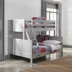 Promo 😍 Copper Grove Dugaresa Grey Wood Twin-over-Full Bunk Bed 😉