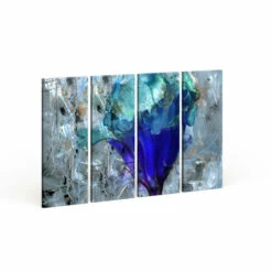 Budget ✔️ Copper Grove Blue Flower Canvas Wall Art ❤️