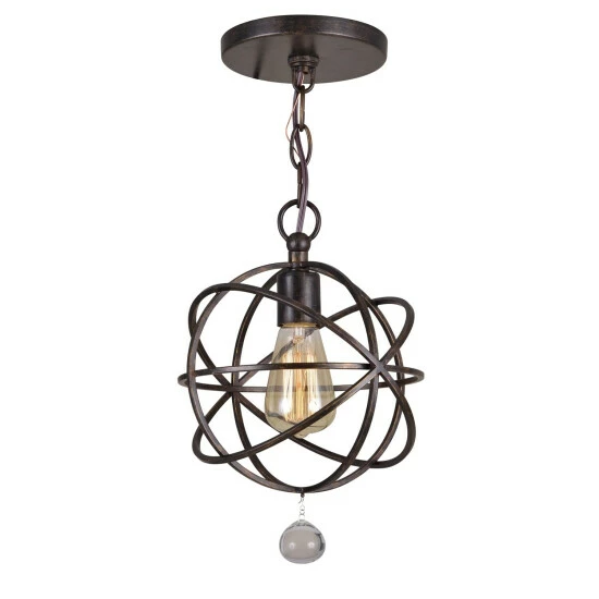 Budget π Copper Grove Poltava 1-light English Bronze Pendant Semi-flush Mount β¨ - Image 3
