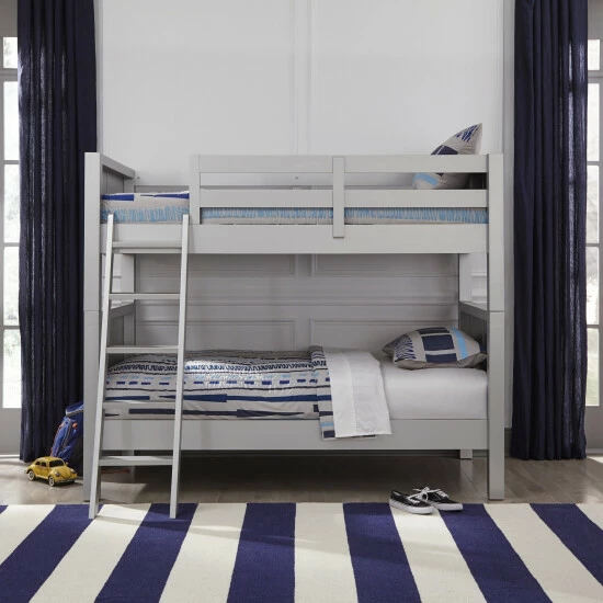 Best deal π€© Copper Grove Dugaresa Twin-over-Twin Grey Wood Bunk Bed π - Image 2
