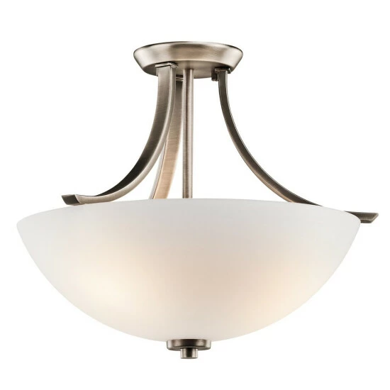Top 10 π Copper Grove Nakina Collection 3-light Brushed Pewter Semi Flush Mount π