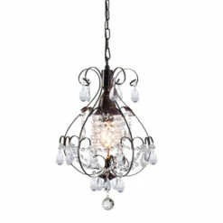 Best Pirce π Copper Grove Lutea Brushed Oak 1-light Teardrop Chandelier π