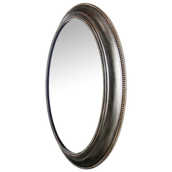 Best Pirce π Copper Grove Dieppe Oval Wall Mirror With Vintage Silvertone Finish - 30 X 2 X 24 𧨠- Image 3
