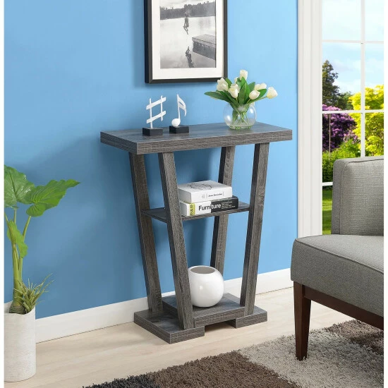 Flash Sale βοΈ Copper Grove Helena V-shaped 3-tier Console Table White π - Image 8