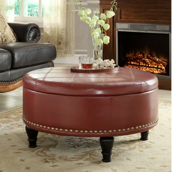 Top 10 π Copper Grove Payara Round Storage Ottoman Cream π― - Image 3