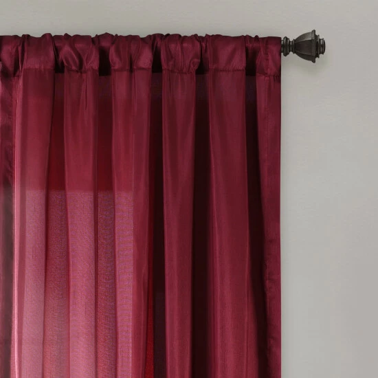 Hot Sale π Copper Grove Moberly Red/ Black Milione Fiori 84-inch Curtain Panel Pair π₯° - Image 4